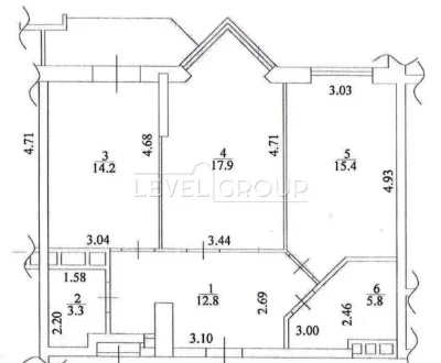 Продаж 2-кімнатної квартири , Саперне поле, 14/55 , Печерськ