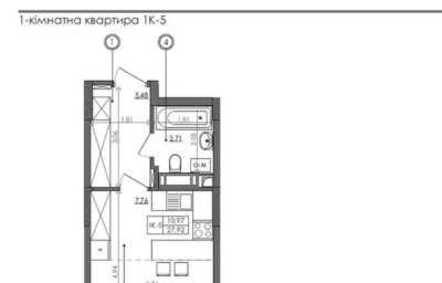 Продаж смарт квартири 30м2 в ЖК СвітлоПарк Svitlopark