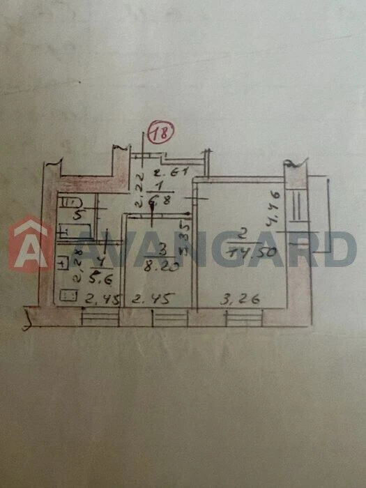 Продаж 2 кімн.квартира район малого ринку