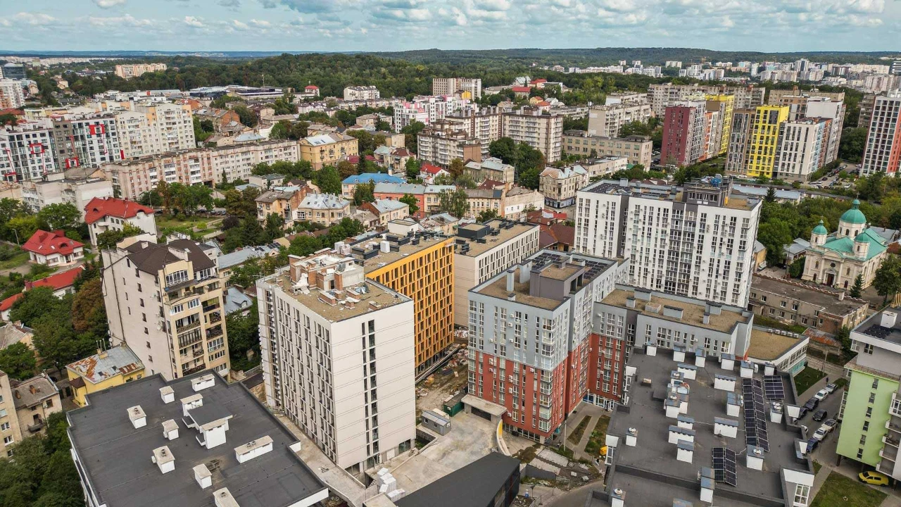 Однокімнатне помешкання 42.56 м² ЖК Велика Британія. Забудов