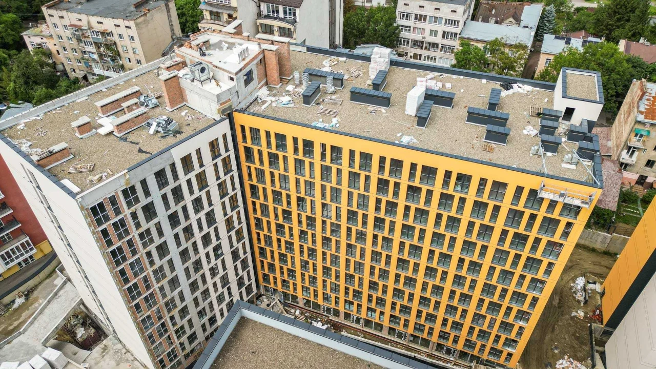 Однокімнатне помешкання 42.56 м² ЖК Велика Британія. Забудов