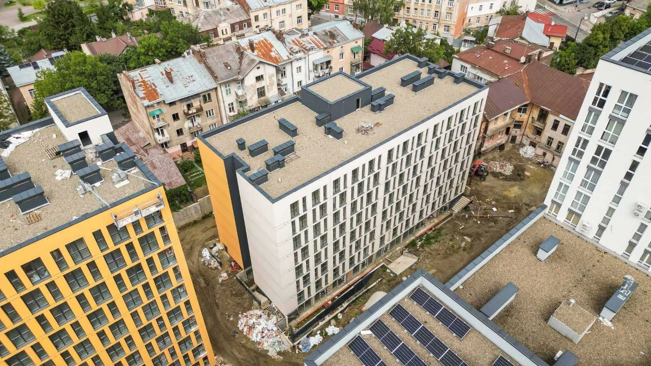 Однокімнатне помешкання 42.56 м² ЖК Велика Британія. Забудов