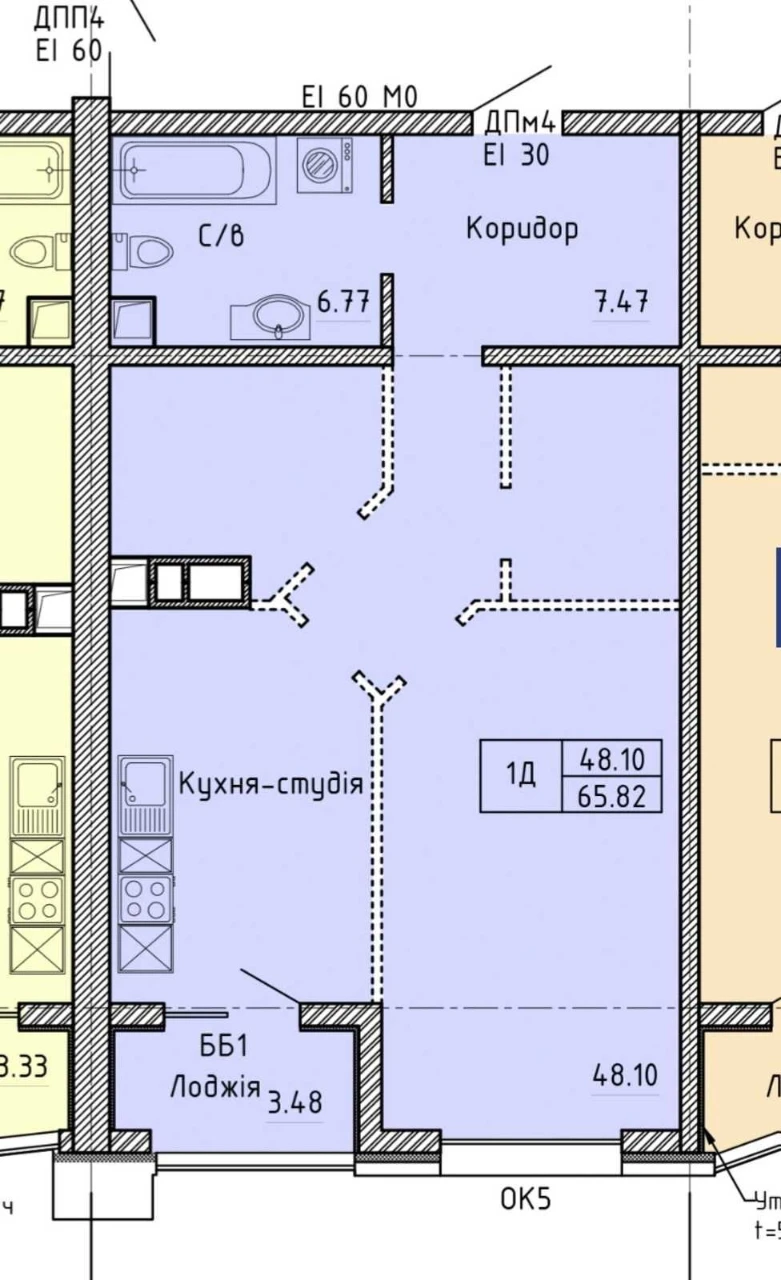 Продам 1-к квартиру ЖК Олимпийский с видом на парк, пр.Шевче