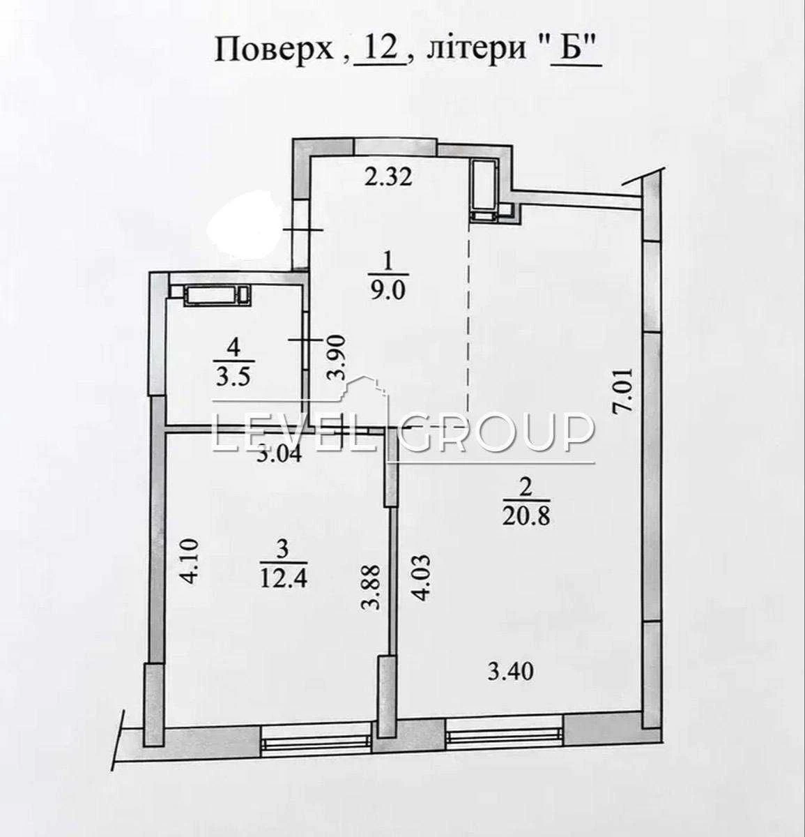 Найкраща ціна! Продаж 1-к квартири 46м2 з видом у двір ЖК Sv