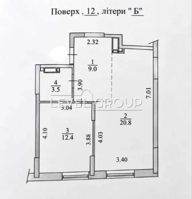 Найкраща ціна! Продаж 1-к квартири 46м2 з видом у двір ЖК Sv
