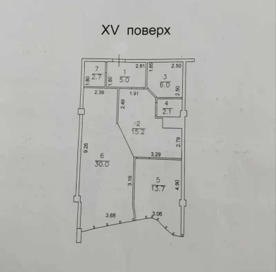 2-комнатная квартира 75М² в ЖК Гагарин Плаза • 15/24 • Панор