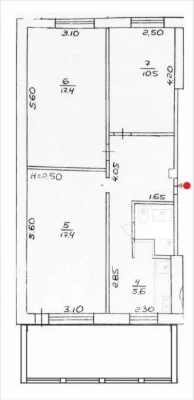 Продам 3кв на пр.Аэрокосмический