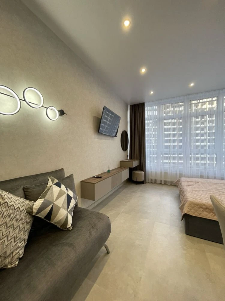 I will rent a 1-room apartment in the Atmosfera Arcadia residential complex