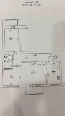 3-room apartment for sale, Danyla Halytskoho St., Slovianka, Vinny