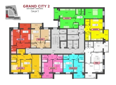 Продам однокімнатну квартиру від забудовника  в ЖК " ГРАНД С