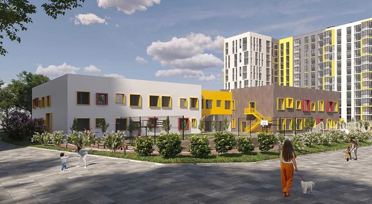 ЖК Evening Двухкомнатная квартира 70,56 м² от застройщика