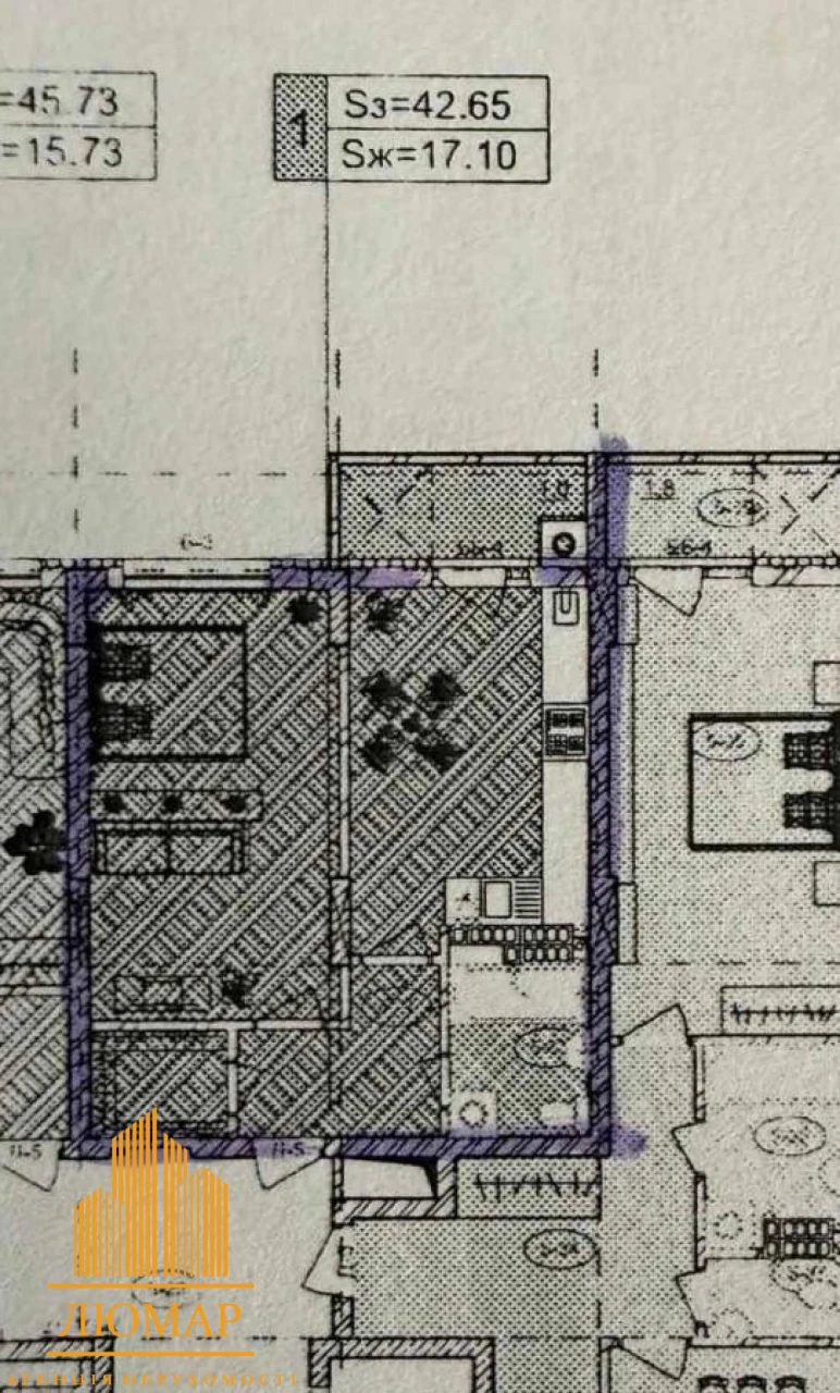 Продажа 1 ком. квартиры. в ЖК Венгерская 14