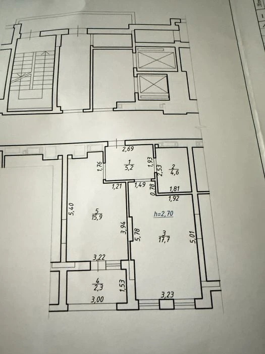 Apartment for sale Zelena Lazur sky 46 m, utilities will be connected