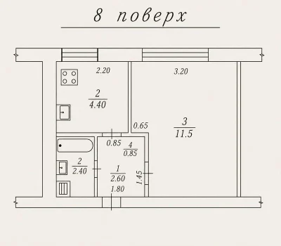 Продаж 1 кімнатна квартира по вул. Ряшівська