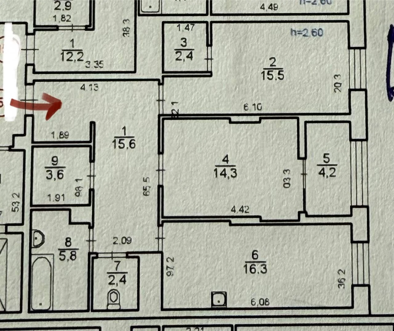 Здано Продаж 2-кім. квартири 82 м вул. Навроцького, 31