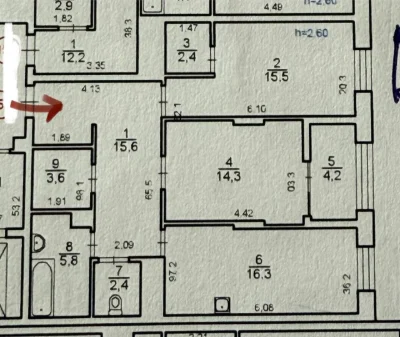 Здано Продаж 2-кім. квартири 82 м вул. Навроцького, 31