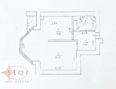 Продаж 1-кімн квартири 3й поверх, Міський парк