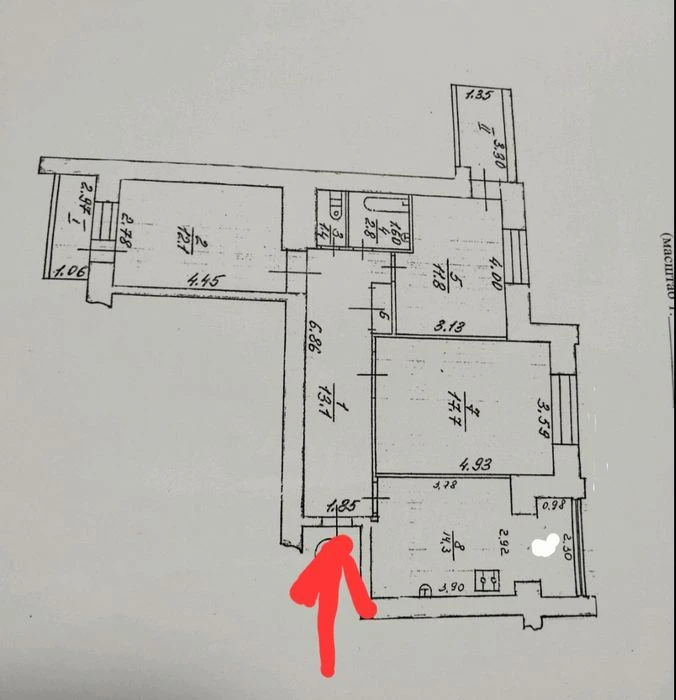 Самый ЦЕНТР! 75м2 Продажа 3 кім.квартири