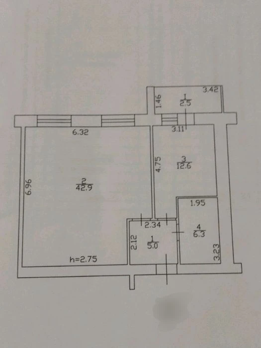 Продаж 2 кімн квартири в новобудові, 69м2