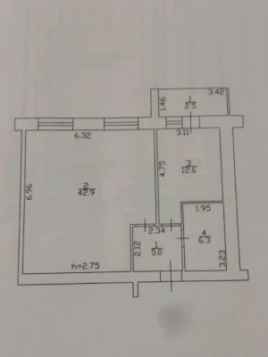 Продаж 2 кімн квартири в новобудові, 69м2