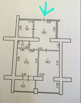 Новобудова 54м2  ЦЕНТР Продам 1 кім квартиру