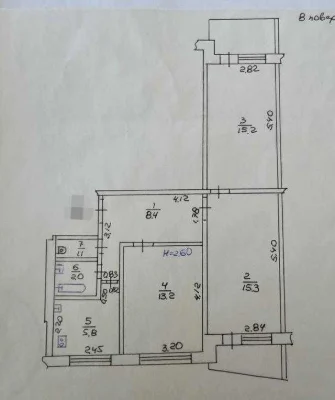 Продам 3к.кв. 65 м2 на Алексеевке, пр.Победы, за Классом.