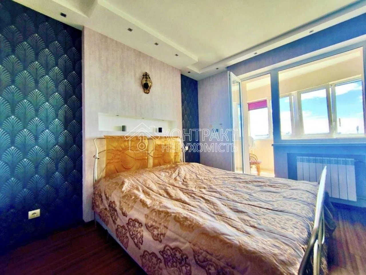 For sale, 3-room apartment. 128A, Heroyiv Kharkiv Ave.