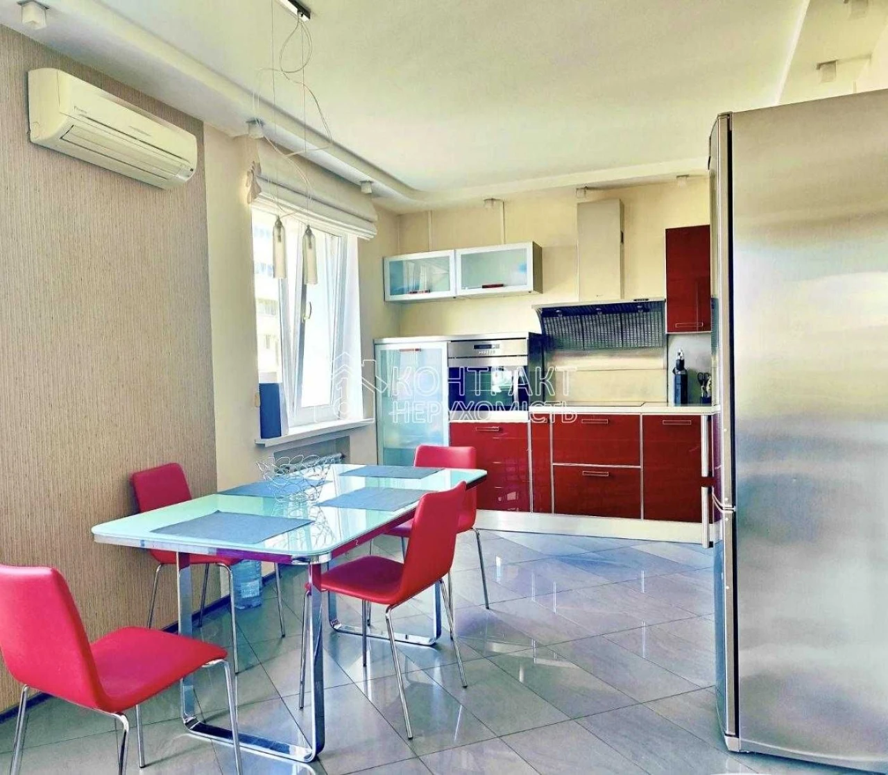 For sale, 3-room apartment. 128A, Heroyiv Kharkiv Ave.