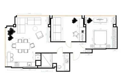 For sale 2-room apartment!! 2 bedrooms Newly renovated residential complex KR