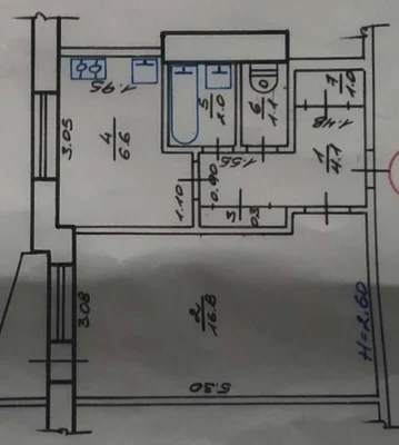 I will sell a 1-room apartment on Oleksiyivka, 7 minutes from the metro station