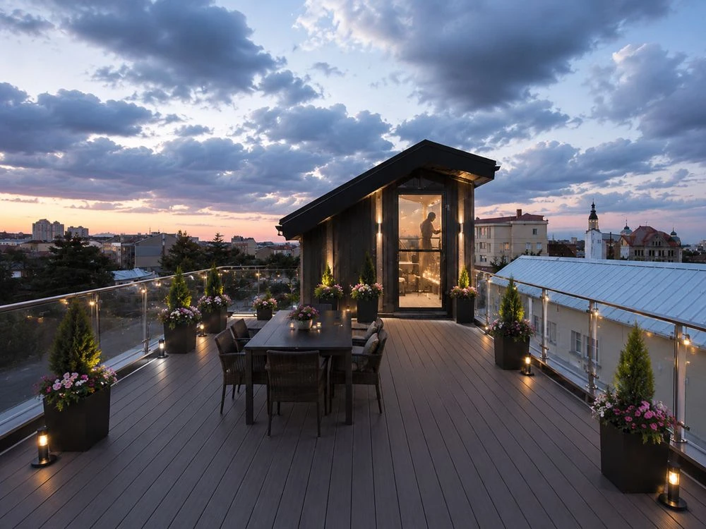 94 m² + 54 m² terrace, 3-room apartment in the historic center of Kharkiv