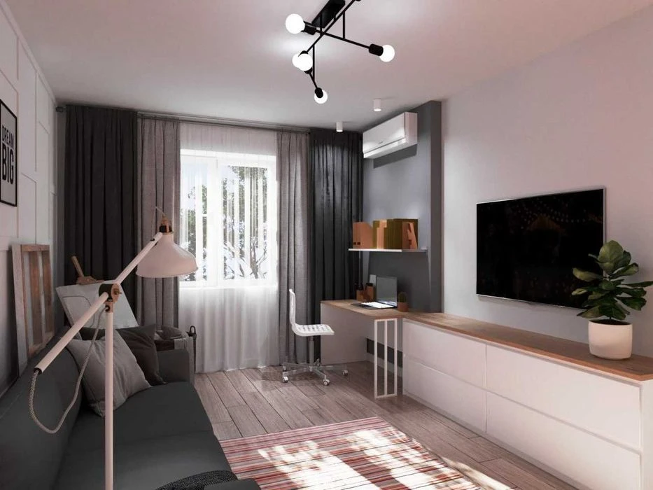 For sale: 1-room apartment, 53.8 sq. m., Alekseevka, Architects, Domostroit residential complex