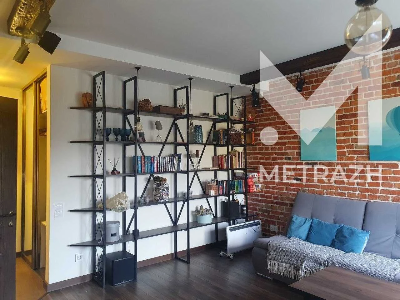 1-room apartment 55 m2 with renovation Center