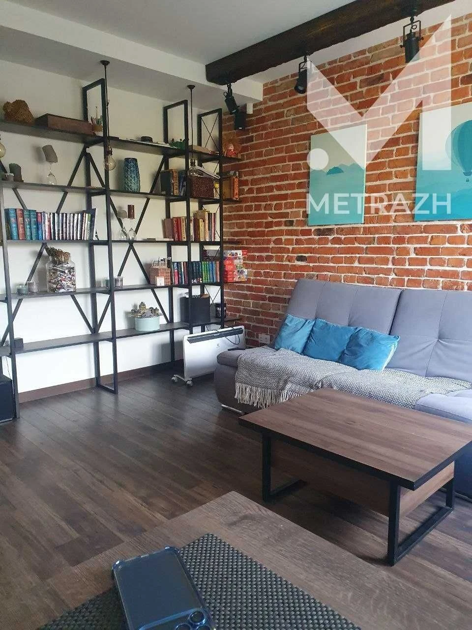 1-room apartment 55 m2 with renovation Center