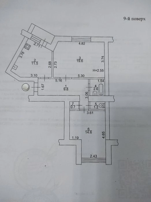2 rooms, 62 square meters. Defenders of Ukraine (Heroes of the X)