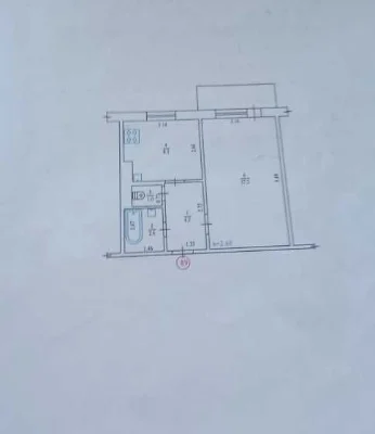 Сади, затишна 1 кім. квартира з ремонтом.