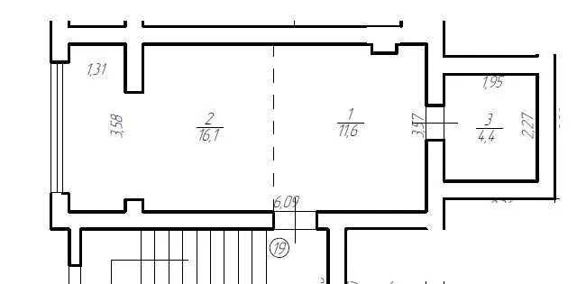 1к Квартира 32.1м² | Панорамне вікно | Без комісії