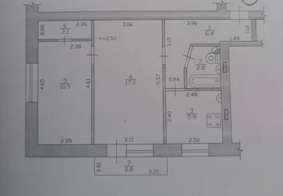 Продам 2 кімнатну квартиру проспект Богдана Хмельницького, п