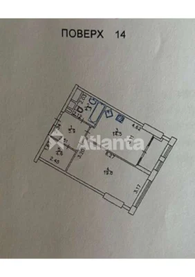 БЕЗ КОМІСІЇ | 1-кім. кв 52,5 м² у ЖК Manhattan City | 14 пов
