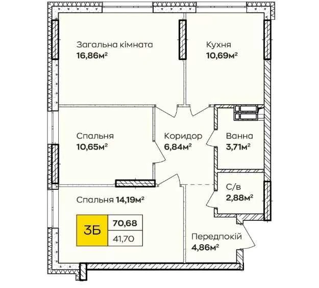 Продаж 3к квартири в Києві. Позняки/Осокорки. ЄОселя