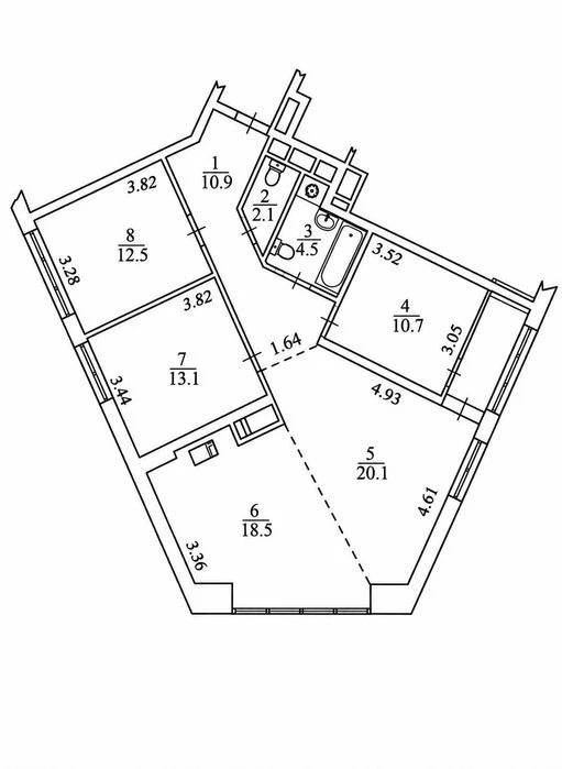 Продаж 4-х кімн. квартири в ЖК Квартет, Липківського 16-В