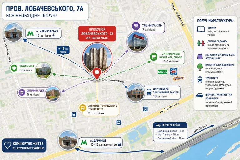 Продаж 1 к квартира , Провулок Лобачевського 7 а