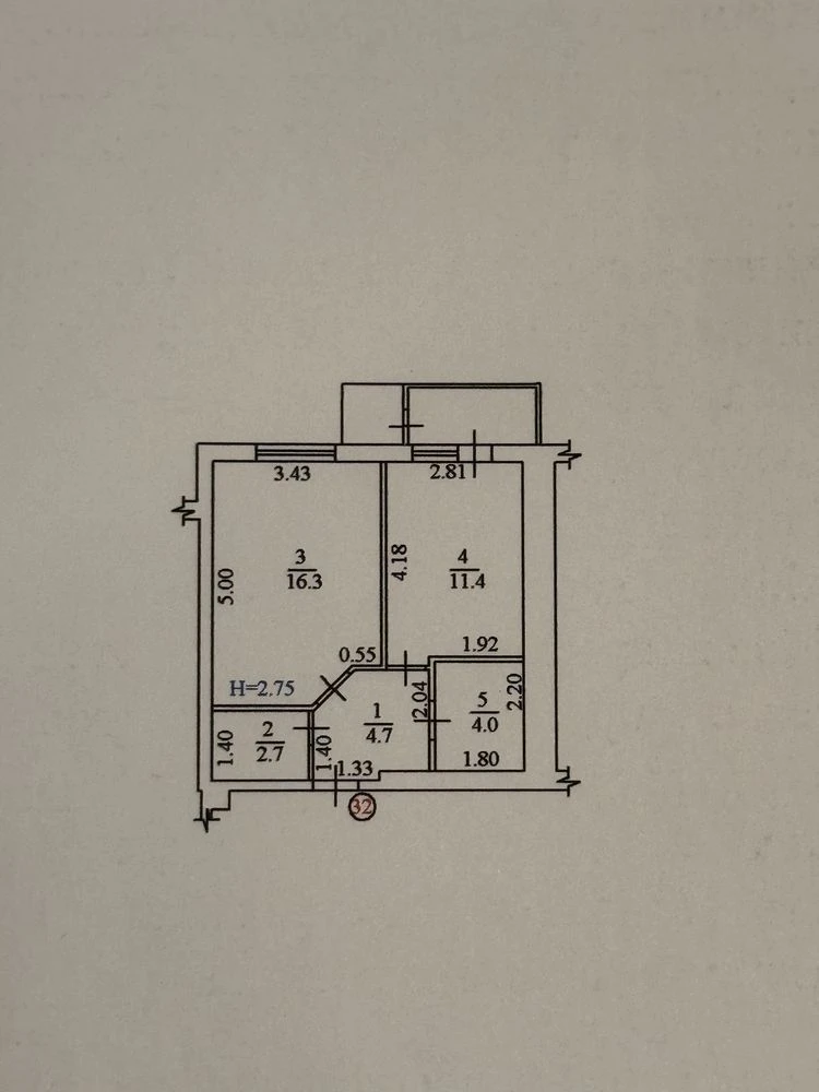 Продам 1-кімнатну  квартиру 42,7 м² з якісним ремонтом, мебл