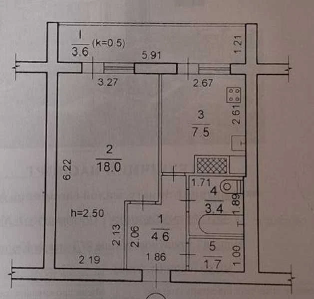 I will sell a spacious 1-room apartment Kedryna Rabochaya Kaverina Brati