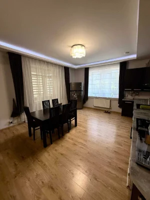 I will sell a 4-room, 2-level apartment, which is paid by the Labor Commission
