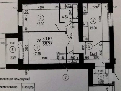 Apartment. Dnipro, Brativ Gorobtsiv St. (Dmytra Kedrina)