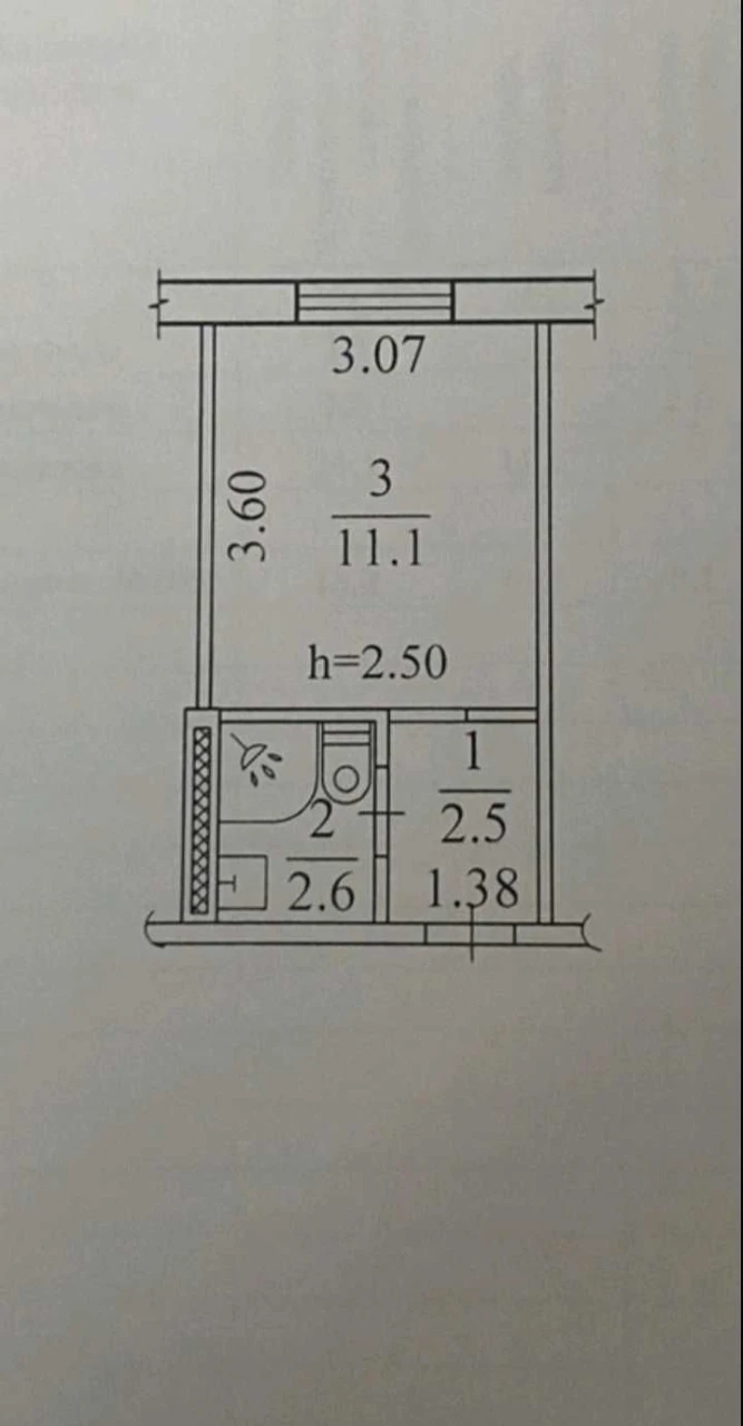 Продам 1 ком. смарт квартиру 1/9 пр. Слобожанский ПенТАгон Д