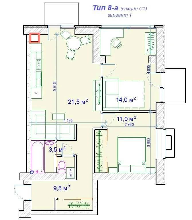 Продаж 2к квартир.  Еко комплекс FOREST HILL Паркова зона. е