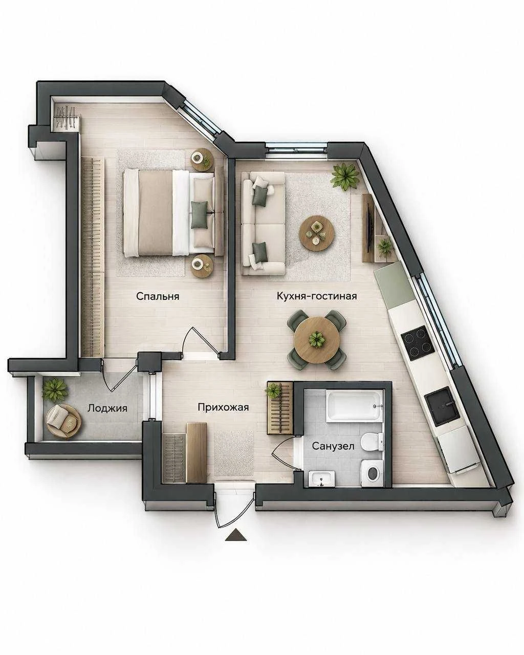 Продам простору квартиру (81кв.м.) в ЖК AQUA MARINE / 16-та