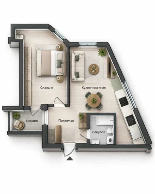 Продам простору квартиру (81кв.м.) в ЖК AQUA MARINE / 16-та